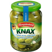 Hengstenberg Knax Polish Style Gherkins Choice Grade 720g