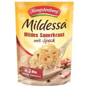Hengstenberg Mildessa Mild Sauerkraut with Speck in Pouch 400g