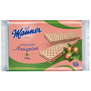 Manner Knuspino Crispy Wafers Filled with Hazelnut Cream 110g