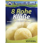 Kartoffelland 8 Raw Potato Dumplings MIX 230g / Rohe Klobe