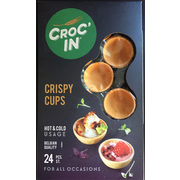 Croc In Coupelle Crispy Pastry Cups Neutral 24pcs/84g