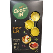 Croc In Coupelle Crispy Pastry Cups Gold 24pcs/65g