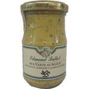 Edmond Fallot Dijon Mustard with Basil and White Wine 205g