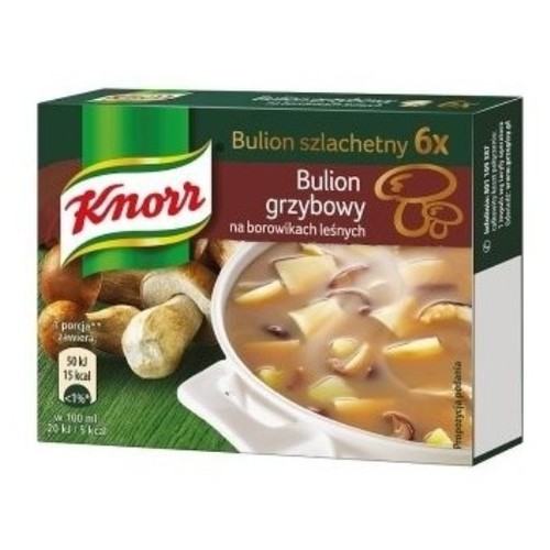Knorr Mushroom Stock Cubes 60g Knorr, Poland