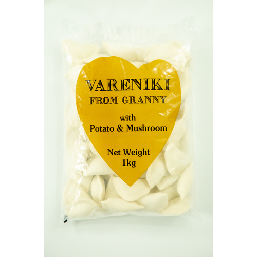 From Granny Vareniki Potato & Mushroom Frozen 1kg 