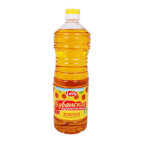 Leis Kuban Gold Sunflower Oil Cold Pressed Unrefined 1L