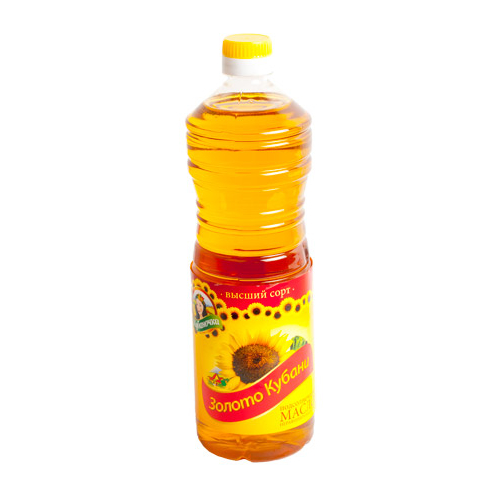 Kuban Gold Sunflower Oil Cold Pressed Unrefined 1L
