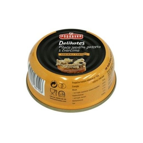 Podravka Chicken Liver Pate with Cracklings 95g