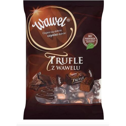 Wawel Chocolate Candy Truffle Bag 1kg / Trufle z Wawelu
