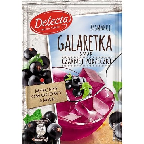 Delecta Galaretka Instant Jelly Black Currant 70g