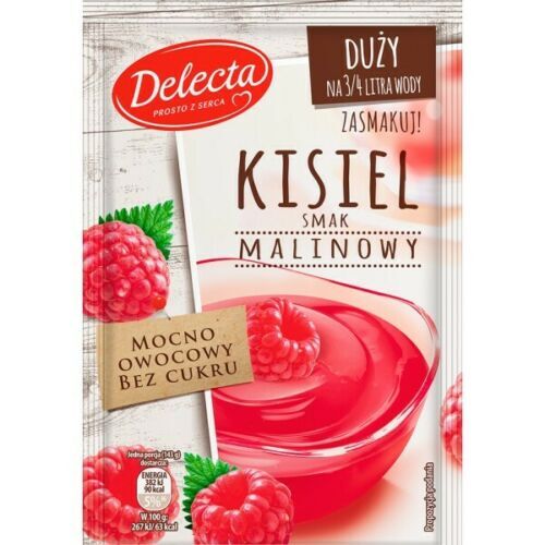 Delecta Pudding Kissel Raspberry 58g