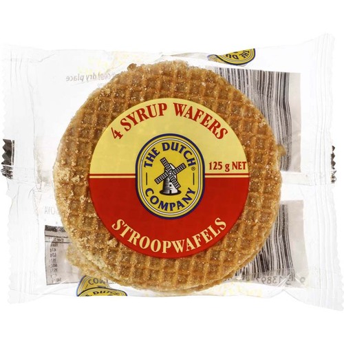 The Dutch Company 4 Syrup Waffles 125g / Stroopwafels