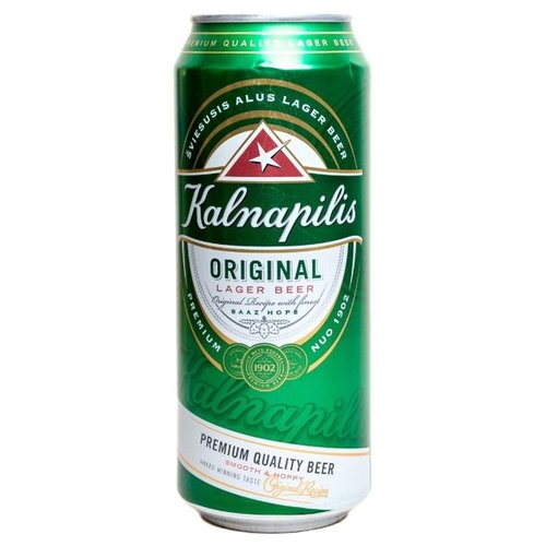 Kalnapilis Original Lager Beer Can 568mL