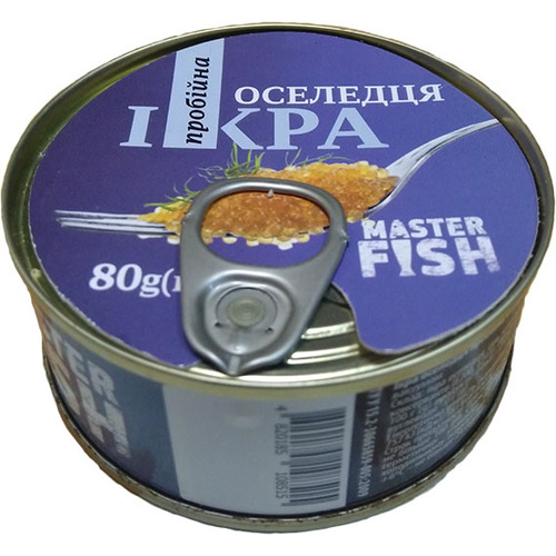 Master Fish Herring Roe 80g Master Fish, Ukraine