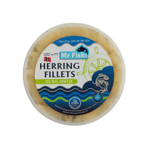 Mr.Fish Herring Fillets in Oil with Onion 500g