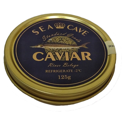 Sea Cave Black Caviar River Beluga 125g / Premium Grade