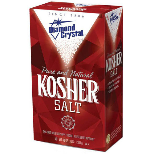Diamond Crystal Natural Kosher Salt 1.36kg Diamond Crystal, U.S.A