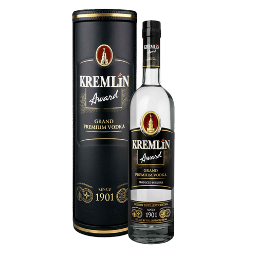 Kremlin Award Grand Premium Vodka Leather Case 700ml
