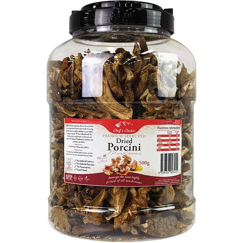 Chef's Choice Dried Porcini Mushrooms Premium 500g Chef's Choice