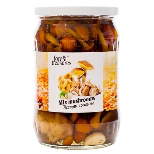 Forest Treasures Mixed Mushrooms Salted 530g