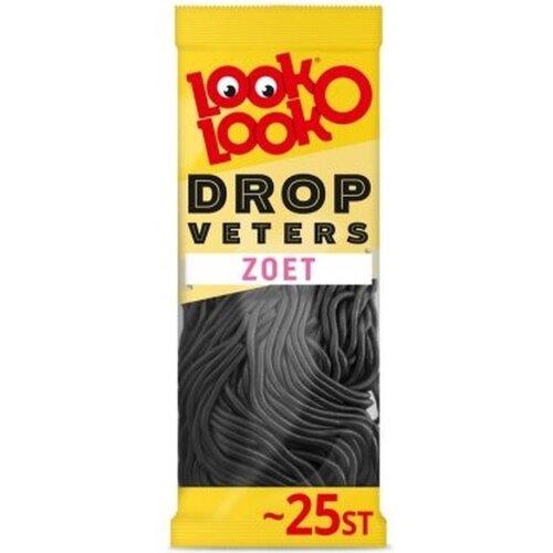 LookOLook Dutch Licorice Laces 125g / Drop Veters