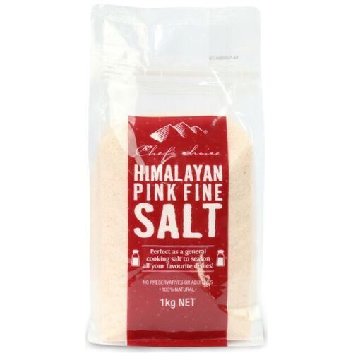Chef's Choice 100% Himalayan Pink Fine Edible Salt 1kg