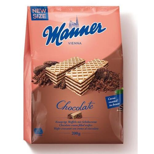 Manner Wafers Vienna Chocolate 200g Manner, Austria