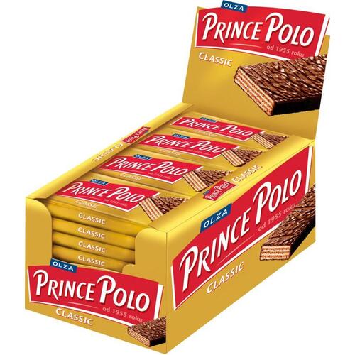 Prince Polo Crispy Wafers in Dark Chocolate Classic 36g / Pack of 32 