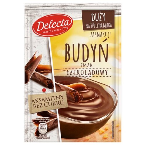 Delecta Budyn Pudding Chocolate 64g / Sugar Free