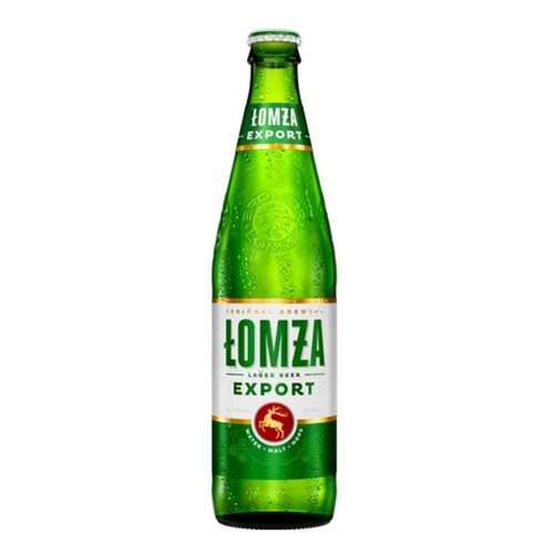 Lomza Export Beer Bottle 0.5L