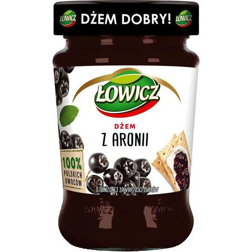 Lowicz Chokeberry Aronia Jam Low Sugar 280g