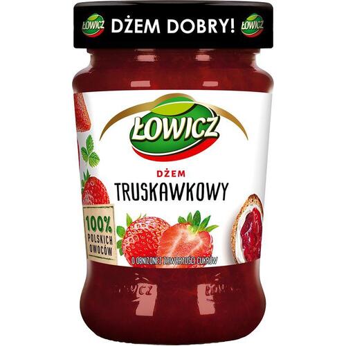 Lowicz Strawberry Jam Low Sugar 280g