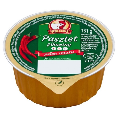 Profi Spicy Poultry Pate with Chilli 131g