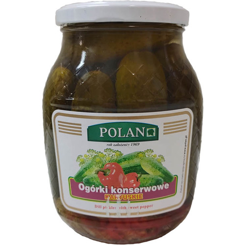 Polan Dill Pickles with Sweet Pepper 840g