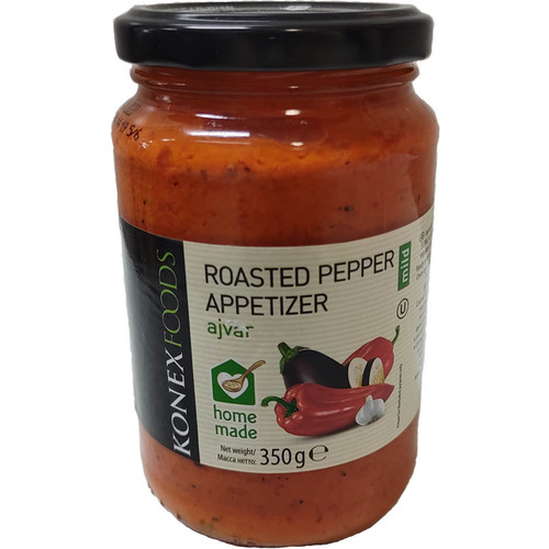 Konex Food Ajvar Roasted Pepper Appetizer Mild 350g