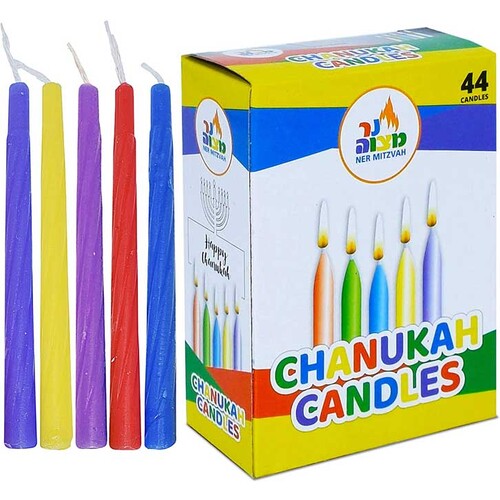 Ner Mitzvah Chanukah Candles 44 pcs