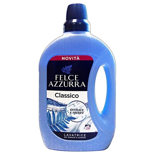 Felce Azzurra Washing Detergent Loundry Liquid 29 Washes Classic 1.6L 