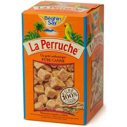 La Perruche Pure Cane Sugar Cubes BROWN 750g