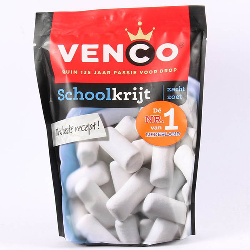 Venco Dutch Licorice School Chalk Bag 152g / Schoolkrijt