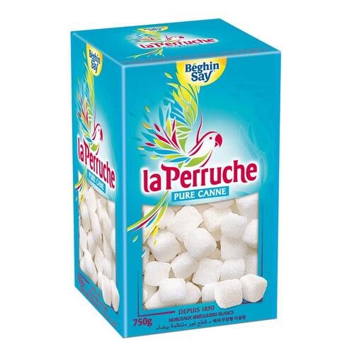 La Perruche Pure Cane Sugar Cubes WHITE 750g