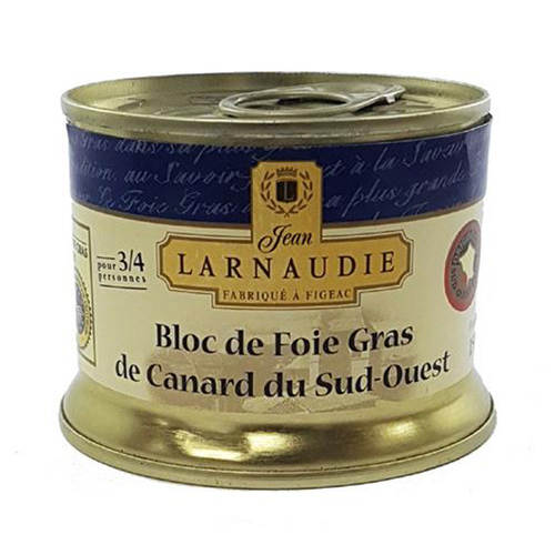 Jean Larnaudie Block of Foie Gras Tin 150g