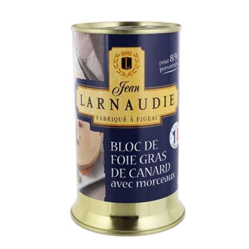 Jean Larnaudie Block of Foie Gras Tin 350g