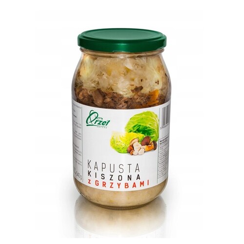 Orzel Sauerkraut w/Mushrooms 900g