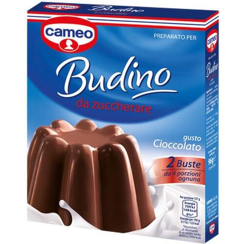 Cameo Pudding Mix Chocolate 96g / Budino da Zuccherare 