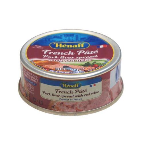 Henaff Pork Liver Pate with Red Wine 78g