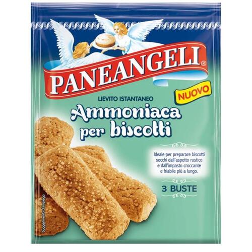 Paneangeli Baking Ammonia 3 Sachets 27g / Ammoniaca per Biscotti
