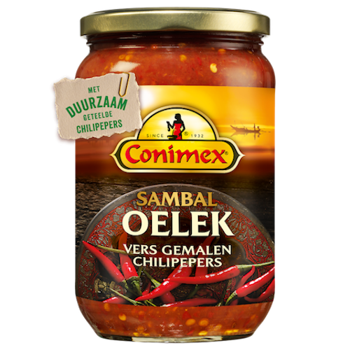 Conimex Hot Chilli Paste 375g / Sambal Oelek