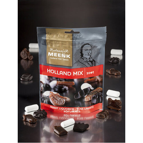Meenk Licorice Holland Mix Sweet 225g / Zoet