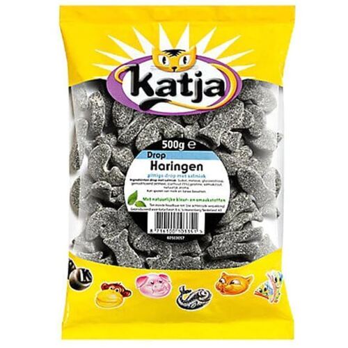 Katja Dutch Licorice Herring Sweet/Salt 500g / Dropharingen