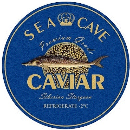 Sea Cave Black Caviar Siberian Sturgeon 125g / Premium Grade